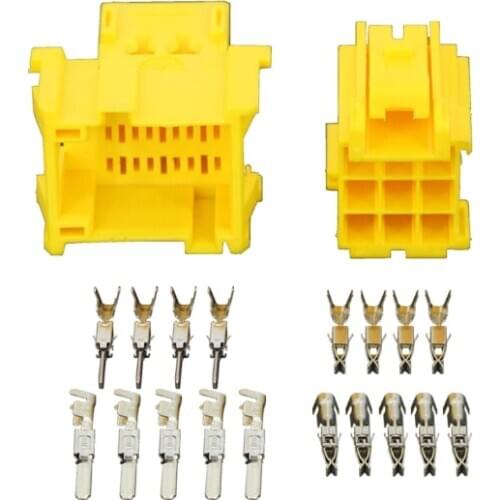 200 sets 9 Pin 967621-1 1-967621-1 Female Male Automotive Connector Auto Wiring Harness Plug DJ7092A-3.5-21 DJ7092A-3.5-11