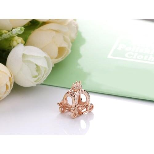 Ajax 925 Sterling Silver Crown Charms Beads Decoration For Bracelets For Women Gift Wholesale