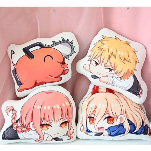 Anime Chainsaw Man Denji Makima Power Pochita Cosplay Plush Toy Soft Pillow Fans Collection Gift Props Hot Sales Toy Wholesale