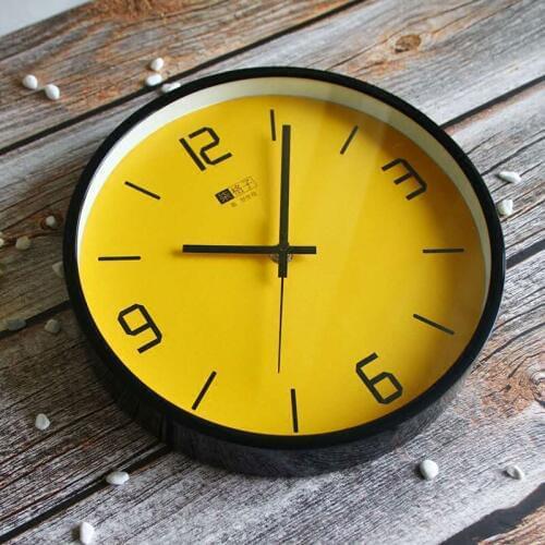 26cm Simple personality, living room, watch, fashion originality household table quartz clock room decoration, mute, small clock