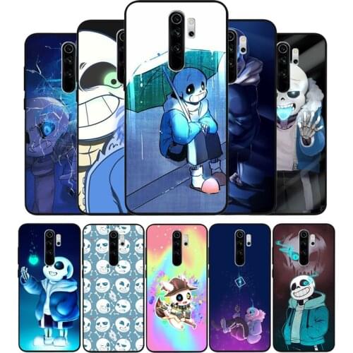 Undertale Sans Phone Case For Xiaomi Redmi note 9 8 7 6 5 4 Pro S for redmi 4A 4X 5 Plus 5A 7A Cover