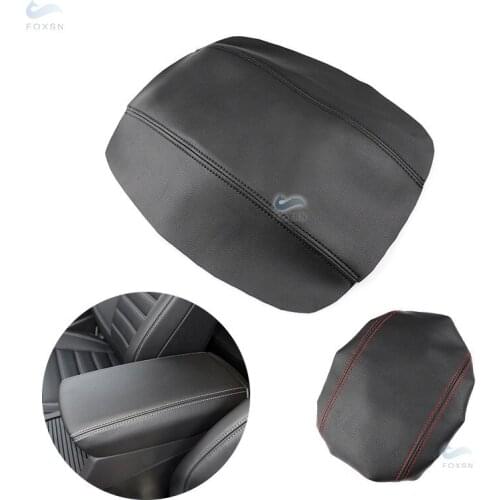For Ford Kuga Escape 2016 2017 2018 Car Accessories Interior Center Console Lid Armrest Box Cover Microfiber Leather Decor