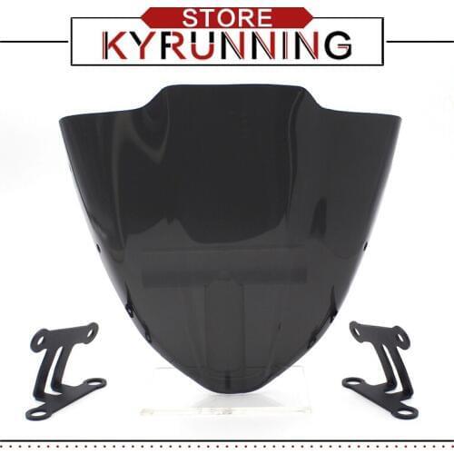 For YAMAHA MT-09 MT09 FZ-09 FZ09 2017-2019 Motorcycle Windscreen Windshield Shield Screen Viser VIsor Front Glass Send Stickers