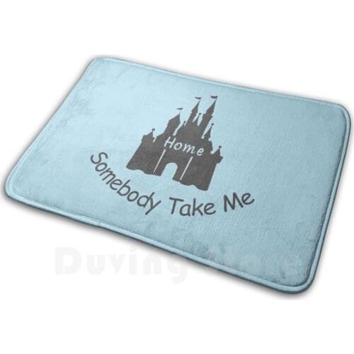 Take Me Home Soft Non-Slip Mat Rug Carpet Cushion Castle Love Mouse Magic Fun Park Home Parks Epcot Kingdom Ride