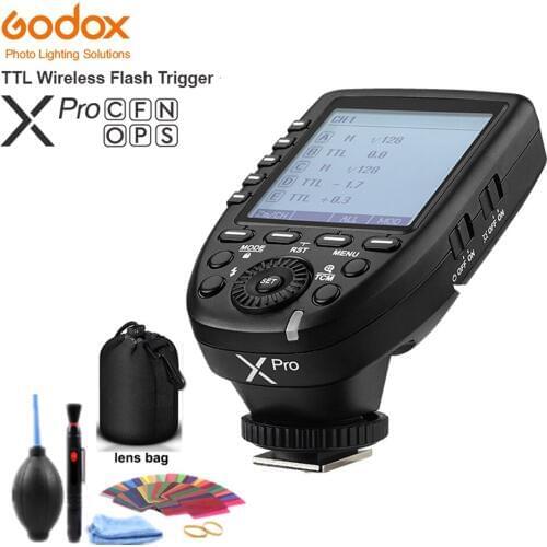 Godox 2.4G HSS TTL Xpro-C/F/N/O/P/S Camera Flash Speedlite Transmitter Trigger For Canon Nikon Fuji Sony Pentax Olympus Lumix