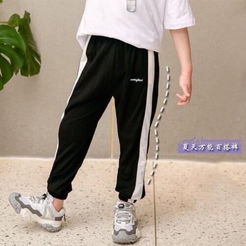 Summer Korean-style Children Infant Toddler Boy Girl Pants Thin Kid Bloomers Trousers Casual Baby Sports Jogger Long Pants