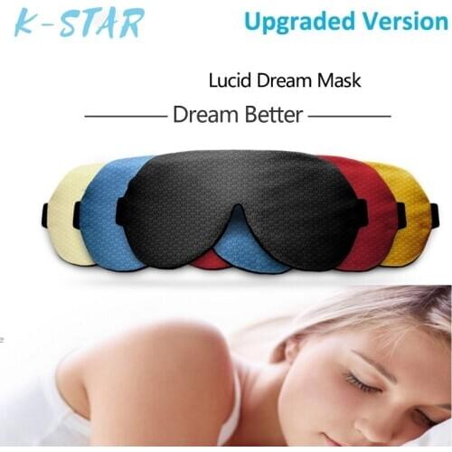 K-STAR Lucid Dream Mask Dream Machine Make Patch Dreams Masks Inception Lucid Dream Control Eye Mask Multicolor