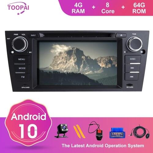 TOOPAI Android 10 For BMW E90 E91 E92 E93 Convertible M3 2005-2012 GPS Navigation Multimedia Player Auto Radio DVD CD Player