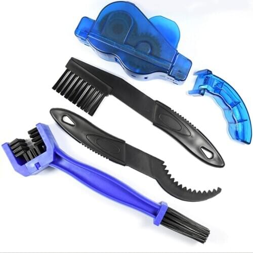 A set Mountain Cycling Cleaning Kit Portable Bicycle Chain Cleaner Bike Brushes Scrubber Wash Tool Outdoor Accessory
