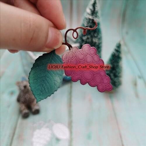 New 2021 Metal cutting Grape dies cut die mold Scrapbook paper craft knife mould blade punch stencils