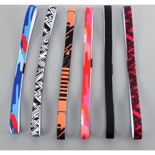 Sport Hairband Running Head Band Sweat Anti-slip Elastic Biking Sweatband Bands Headbands For Women Men Badminton Hair Grip