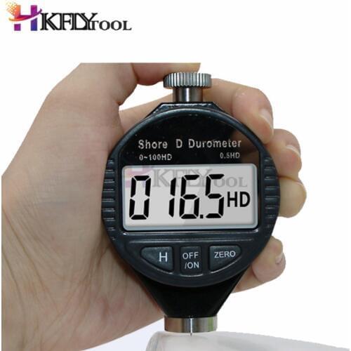 Electronic digital display Shore hardness tester silicone plastic rubber tire hardness tester 0-100A/C/D type hardness tester