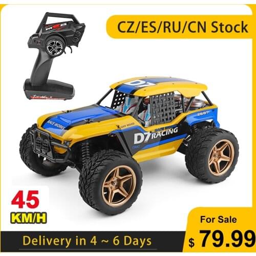 Wltoys 12402-A D7 1/12 RC Car 4WD 550 Motor Desert Buggy Crawler Car 45Km/h Racing Car 2.4GHz Off-Road All Terrain Climbing Car