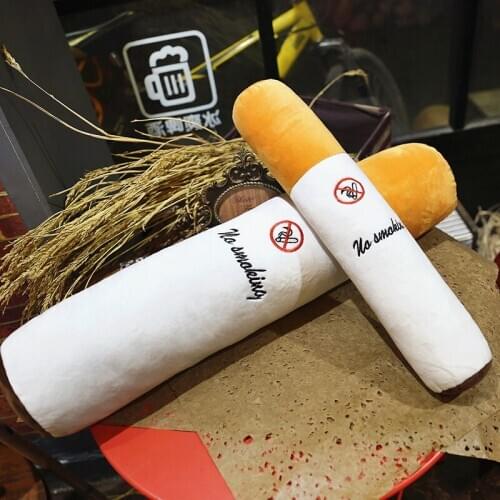 Funny Cigarette Plush Toy Stuffed Doll Toys For Children Adult Boyfriend Sleeping Pillow Party Decoration Birthday Creative Gift