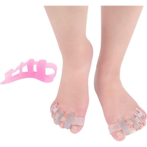 1 Pair Of Thumb Valgus Orthosis Toe Separator Toe Finger Hallux Valgus Correction Rehabilitation Orthosis