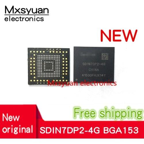 1PCS~10PCS/LOT SDIN7DP2-4G SDIN7DP2 eMMC 4GB BGA153 NAND flash memory IC chip Used 100% Tested Good