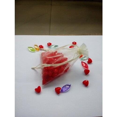 10*15cm 1000pcs Beige Gift Bags For Jewelry/wedding/christmas/birthday Yarn Bag With Handles Packaging Organza Bags