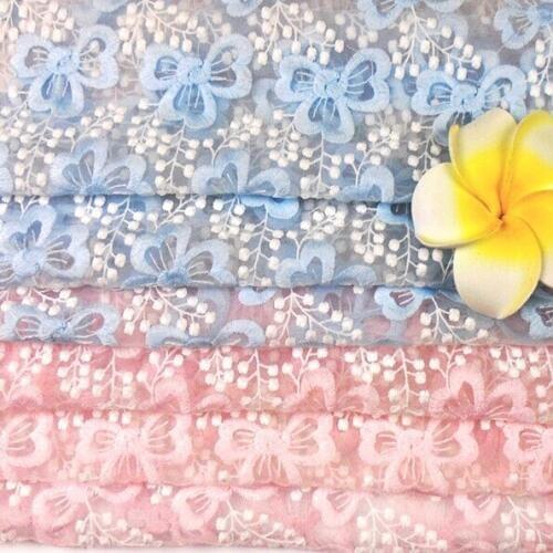 2Yards Free shipping! 2016 Organza Milk Silk Embroidery Lace High Quality Guipure Lace Fabric Water Soluble Clothing Accessories
