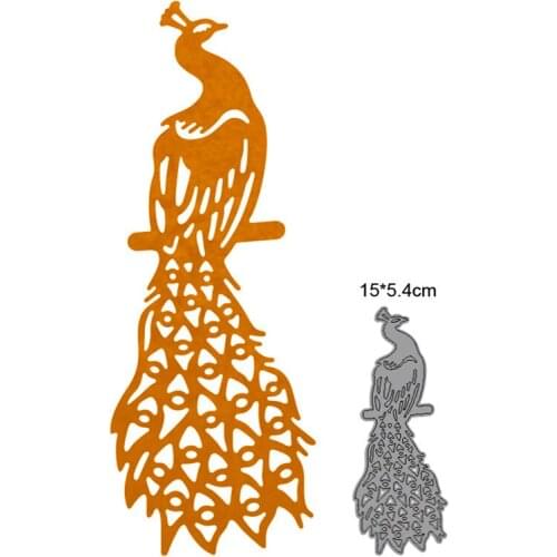 2021 New Metal Cutting Dies Cut Mold Animals Peacock Decoration Scrapbooking Paper Craft Knife Mould Blade Punch Stencils dies