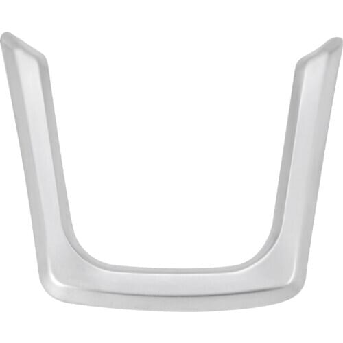 ABS Chrome Car Accessories Interior Steering Wheel Cover Trim for Jaguar XE X760 XF X260 F-Pace F Pace X761 E-PACE