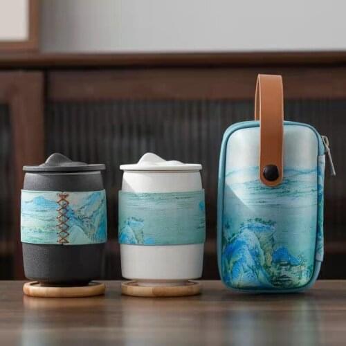 Europe Noble Bone China Coffee Cup Travel Tea Set Luxury Ceramic Mug Top-grade Porcelain Cafe Drinkware Customized gifts