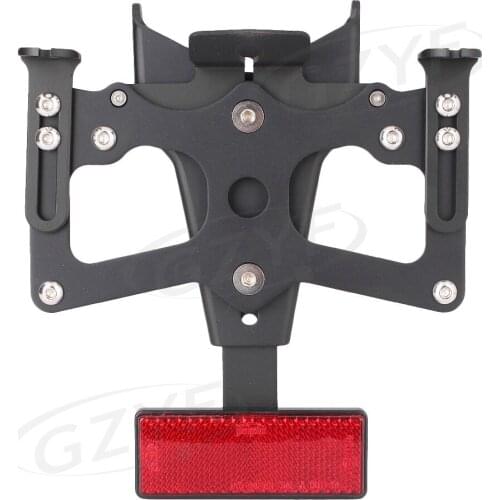 Fender Eliminator Registration Plate Holder License Kit Frame w/ LED Light For Suzuki GSXR 600 750 GSXR600 GSXR750 2008-2010 K8