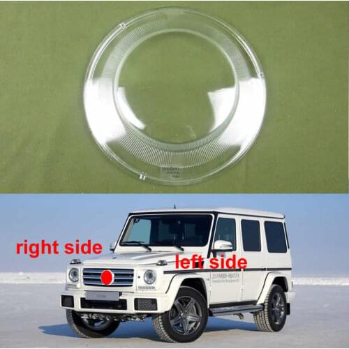 For Mercedes BENZ G-Class Big G 2007-2018 Headlights Cover lens lampshade Transparent Cover Lampshdade lamp Shell Glass