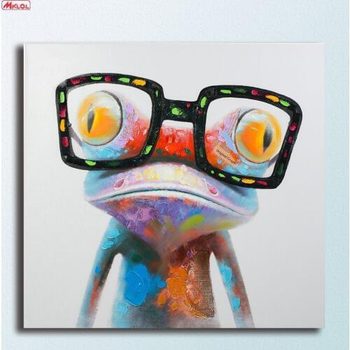 Fashion Amazing-Gecko animal Oil Painting Wall Art Picture Paiting Canvas Paints Home Decor HD Print Painting Wall Art Picture