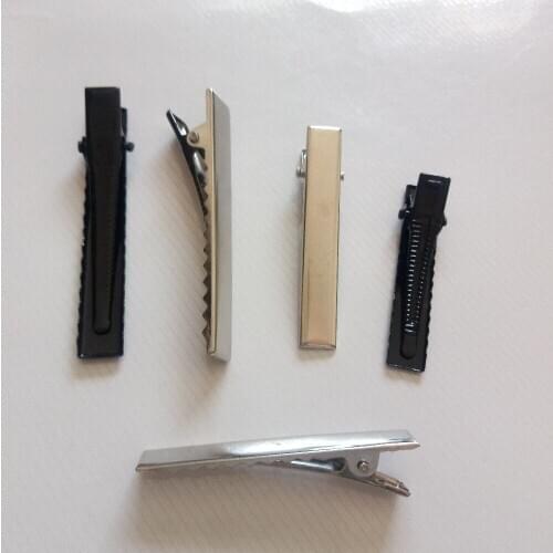 Wholesale 100pcs Metal Alligator Clips Diy Fashion Barrettes Crocodile Duckbill Hair ClipsHair Accessories Care Styling Tools