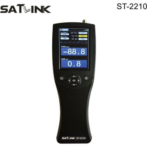 Original SATLINK ST-2210 DVB-S2 satellite finder 3.95inch TFT Touch Screen with spectrum analyzer vs satlink ws-6933 st-5150