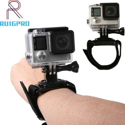 Guigpro 360 Degree Rotation Hand Wrist Strap for GoPro Hero 8 7 5 6 4 Session Xiaomi Yi 4K Lite SJ4000 H9 Arm Belt Accessory