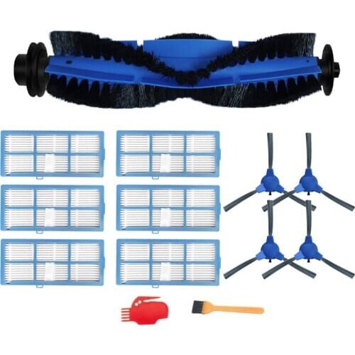 Roll Main Brush HEPA Filter Side Brush for Coredy R550 R500+R600 IMartine D900 Goovi 1600PA Robot Vacuum Cleaner Brush