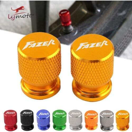 For Yamaha FZ1 FZ6 FZ8 Fazer 150 250 400 1000 Universal Motorcycle CNC Accessories Wheel Tire Valve Stem Caps Airtight Covers