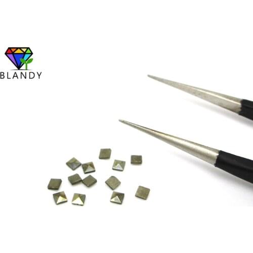 Factory Pirce High Quality Marcasite Beads High Temperature Resistance 1.2mm -2mm Square Shape Marcasite Stone For Jewelry