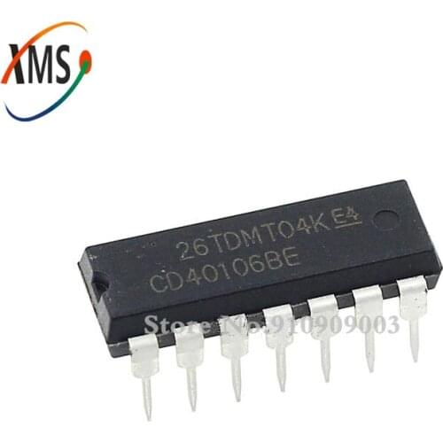 10PCS CD40106BE DIP14 CD40106 DIP 40106BE DIP-14 new and original IC