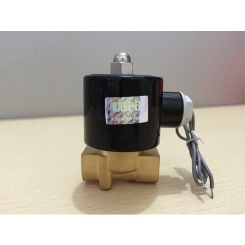 3/8" Electric Solenoid Valve Water Air Medium N/C Normally Closed 2W-40-10 12VDC 24VDC 110VAC 220VAC