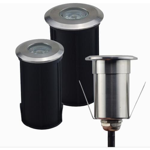 Free shipping !20pcs/lot 3W CE RoHS 12V or AC85-265V recessed lighting Outdoor Lamp LED Spot Floor Garden Yard Underground light