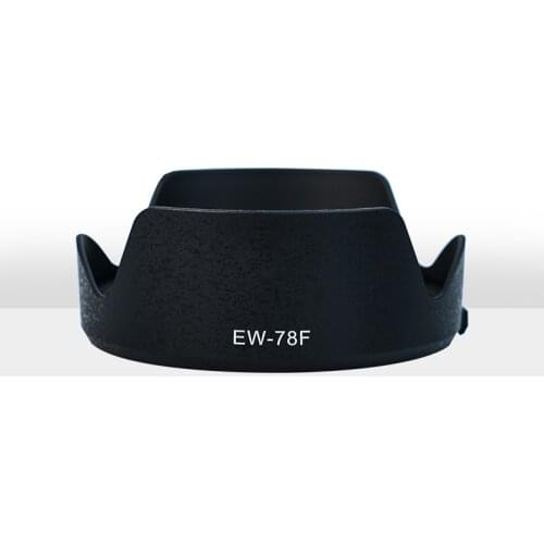 EW-78F Reversible Camera Lens Hood For Canon RF 24-240mm f/4-6.3 IS USM Lens on EOS R RP R5 R6 cameras Replaces