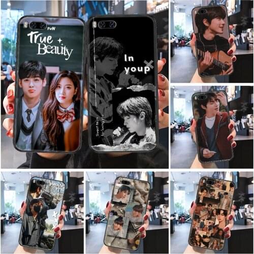 Hwang In Yeop TV True Beauty Phone case For Xiaomi Mi Max Note 3 A2 A3 8 9 9T 10 Lite Pro Ultra Frosted black painting bumper
