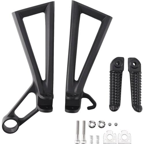 Black Passenger Foot Peg Compatible for Yamaha Yzf R6 03-05 R6S 06-09