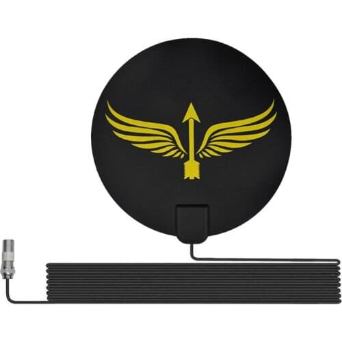 2000 Miles Digital Antena TV Aerial Amplified HDTV Antenna 4K DVB-T2 Freeview Local Channel Broadcast Indoor Outdoor