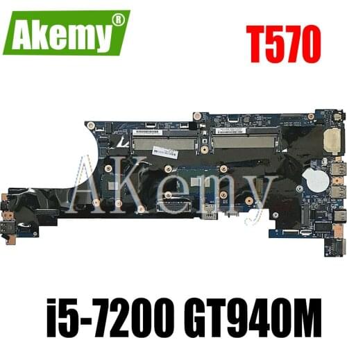 For LenovoThinkPad T570 i5-7200 N16 WIN Laptop Independent Graphics Card Motherboard FRU 02HL428 02HL429 01YR387 02HL433 01ER388