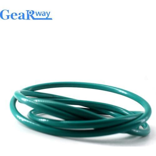Gearway 3.5mm CS Fluorine Rubber O Ring Seal Green FKM O Ring Sealing Gasket 96/97/98/99/142/145/150mm OD O type Ring