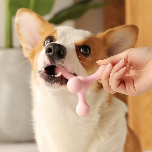 Interactive Dog Toys for Large Small Dogs Bite Resistant Dog Toys Molars Harmless tpr Rubber Chew Toys for Dog Accessories