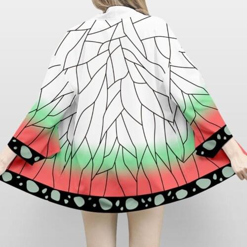 Anime Demon Slayer 3D Kimetsu no Yaiba Japanese Kimono Haori Yukata men womens Cosplay Summer Harajuku Cool Streetwear tshirt