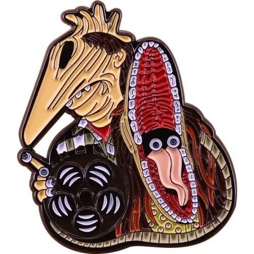 Adam and Barbara pin horror movie lover collection