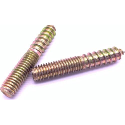 Wkooa Furniture Screws Double Head Sofa Stairs Screws M4-M10