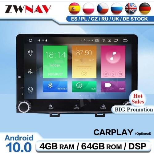 Carplay 2 Din Android 10 Multimedia For KIA RIO 2017 2018 2019 Radio Receiver Audio Stereo Video Player GPS Navigation Head Unit