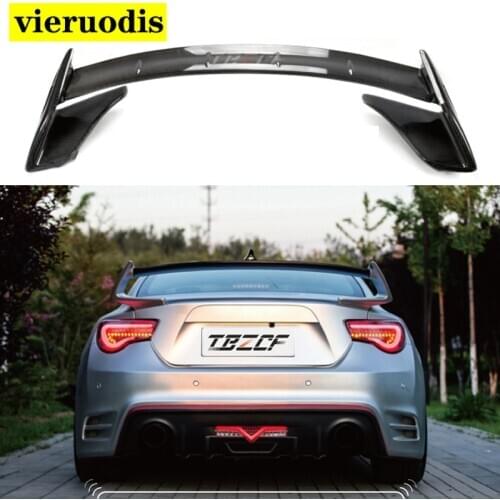 Car shape unpainted and color FRP Style GT 86 BRZ rear trunk spoiler for Subaru BRZ for Toyota 86 GT86