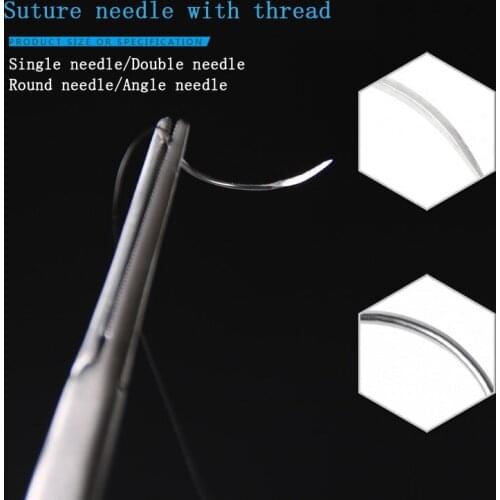 Nylon suture with thread suture needle nano seamless double eyelid buried eyeliner surgery oral cosmetic plastic surgery